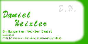 daniel weixler business card