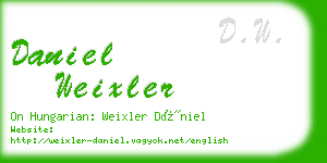 daniel weixler business card